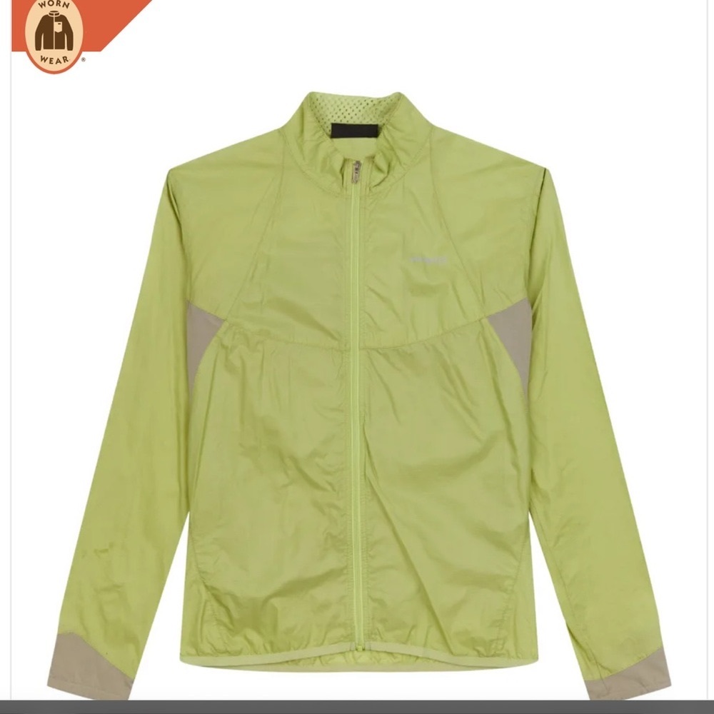 Patagonia Women's Colorblock Nine Trails Jacket Size Medium In Meadow Green